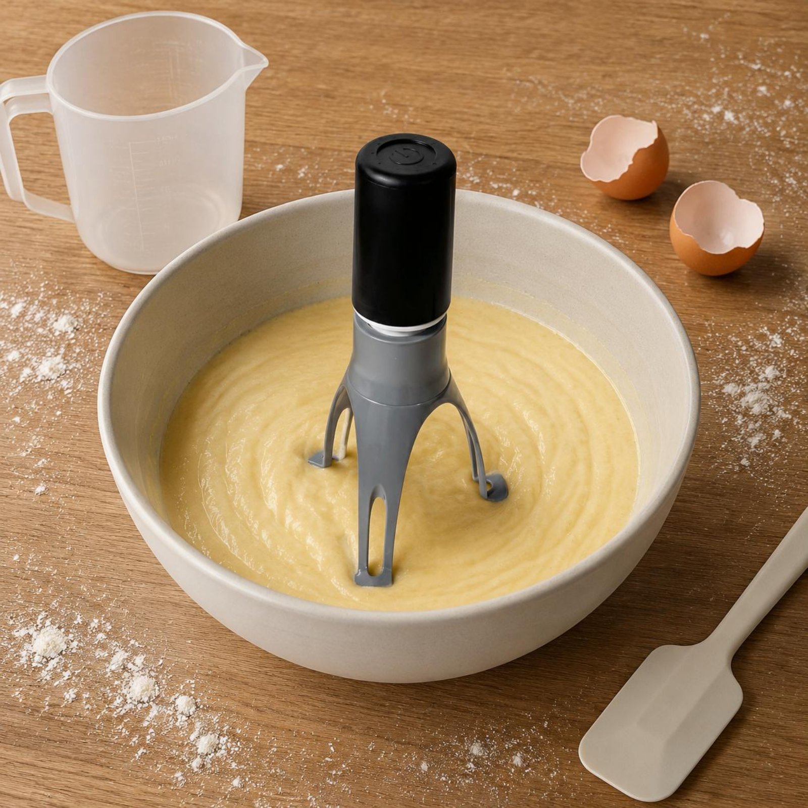 Hand Mixer Electric - Automatic Triangle Stirrer - Hands-Free Electric