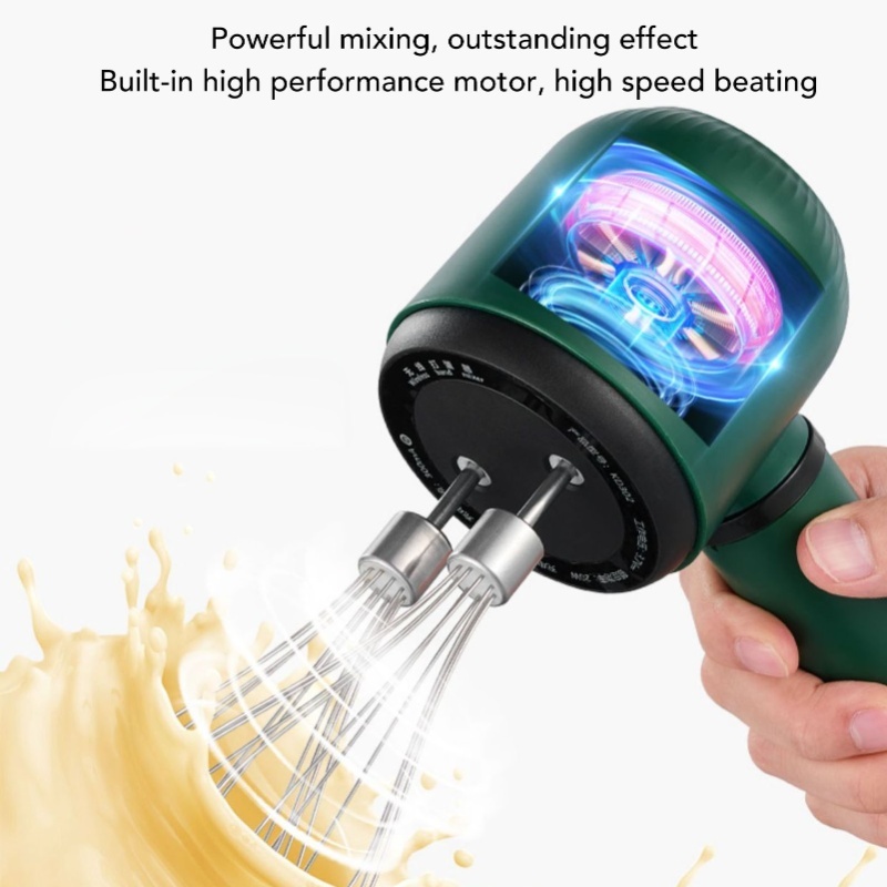 Hand Mixer Electric - 1200mAh Cordless Electric Hand Mixer With