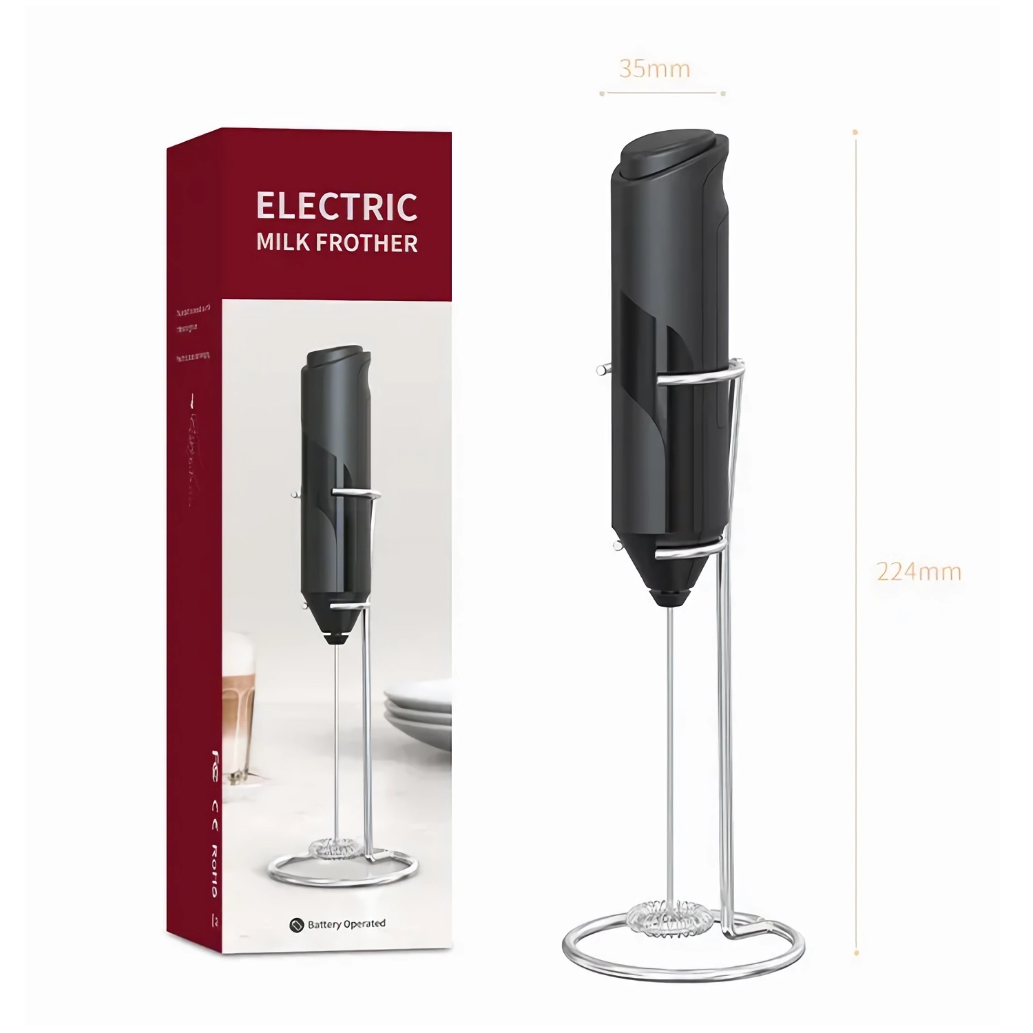 Electric Milk Foamer Coffee Ma - Hand Mixer Electric 评论和价格