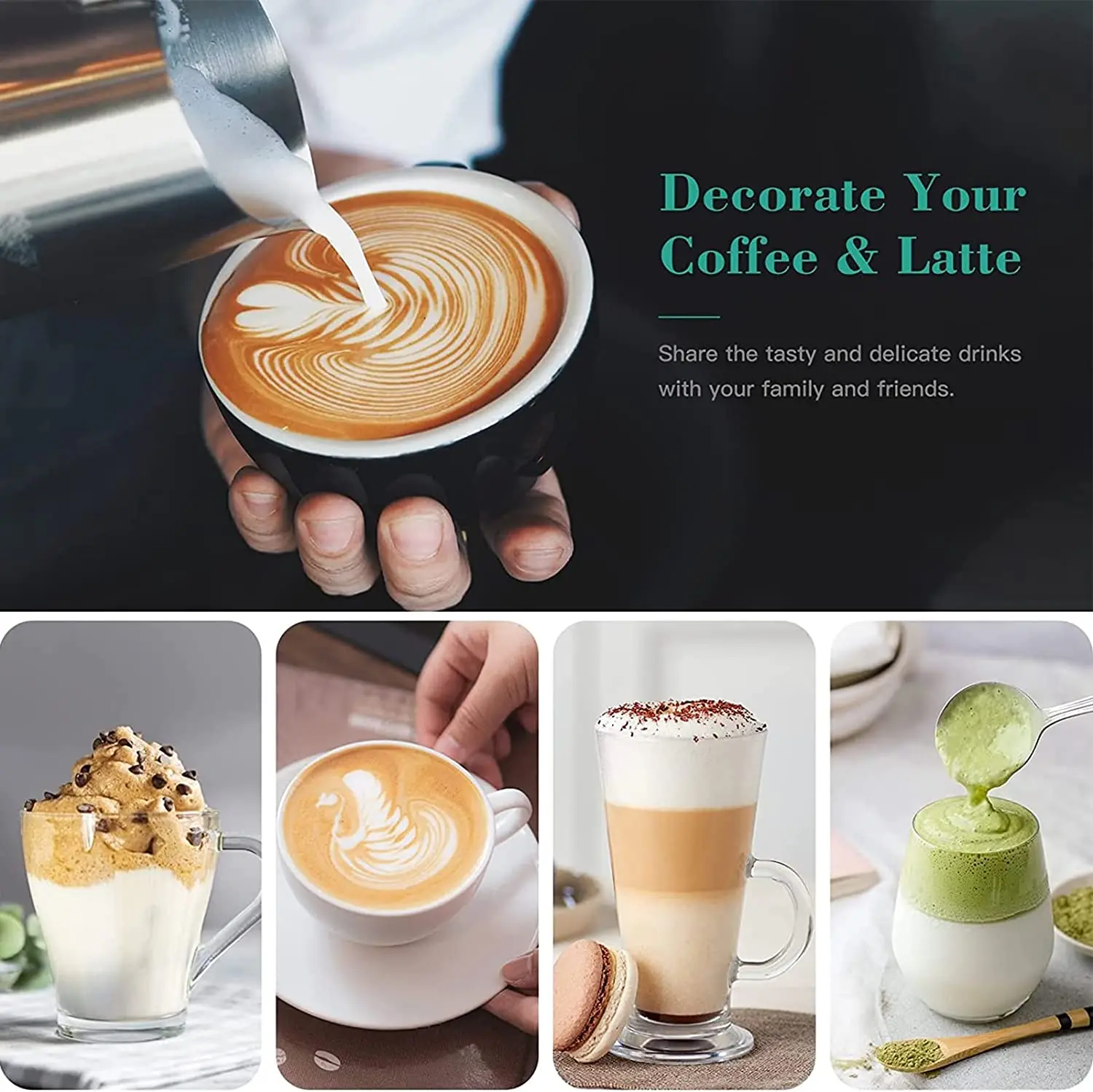 Portable Electric Milk Frother - Hand Mixer Electric 评论和价格