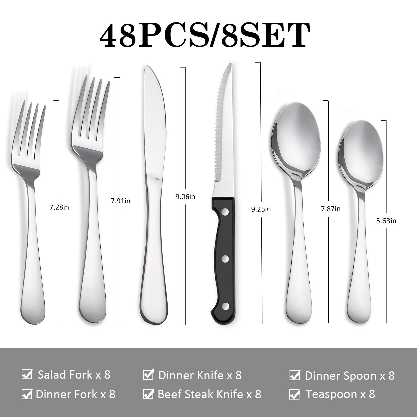 KOOMADE 48Pcs Stainless Steel  - Kitchen Appliances Combo 评论和价格